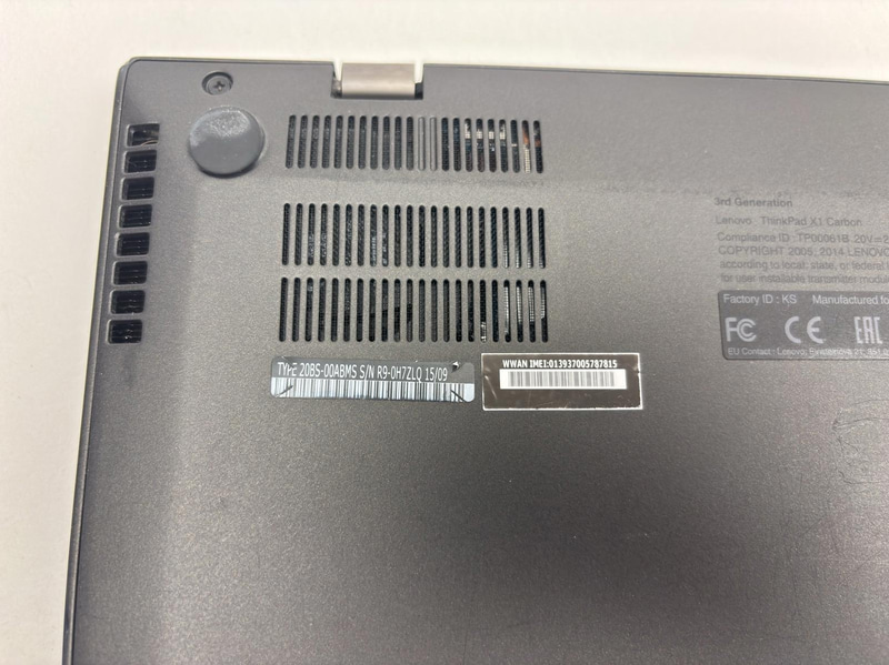 Bärbar dator Lenovo ThinkPad X1 Carbon