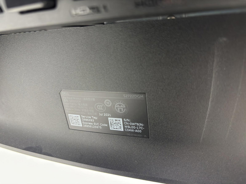 Dell S2722DGM 27-inch monitor