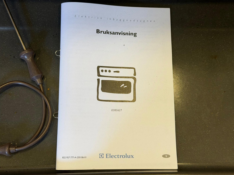 Ugn Electrolux EOB5647V, 3,5 kW