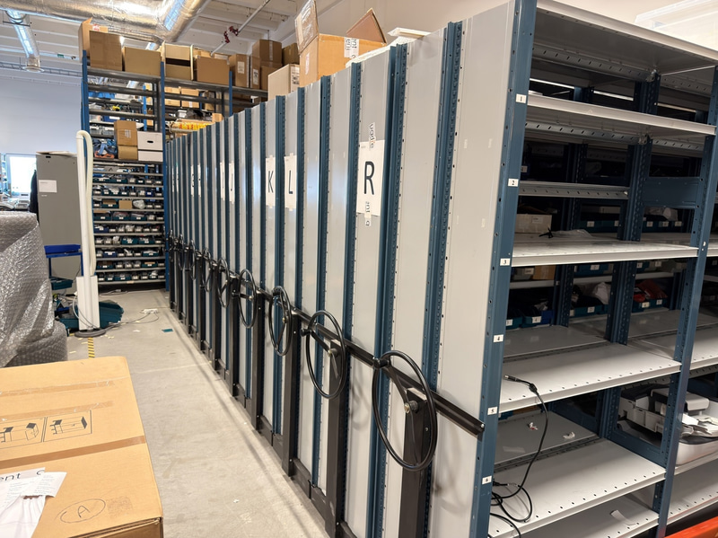 Paternoster Storage System, Compact Archive, 10 Shelving Units