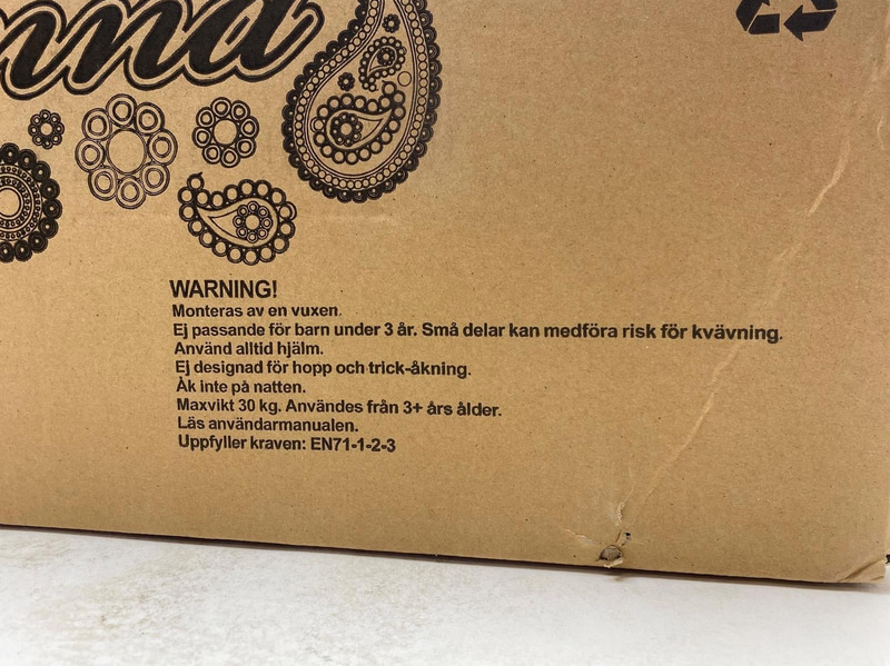 Gåcykel/balanscykel Rex, Hanna 12-tum.
