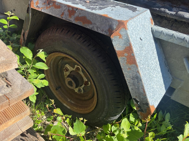 Minigrävare Hanix inklusive släpkärra, rep.objekt