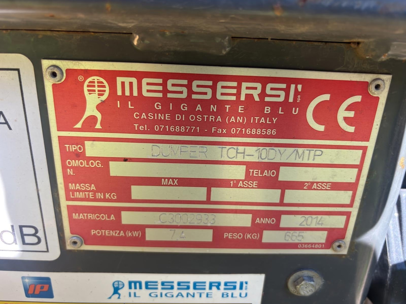 Minidumper Messersi TCH-10DY/MTP Rep.objekt