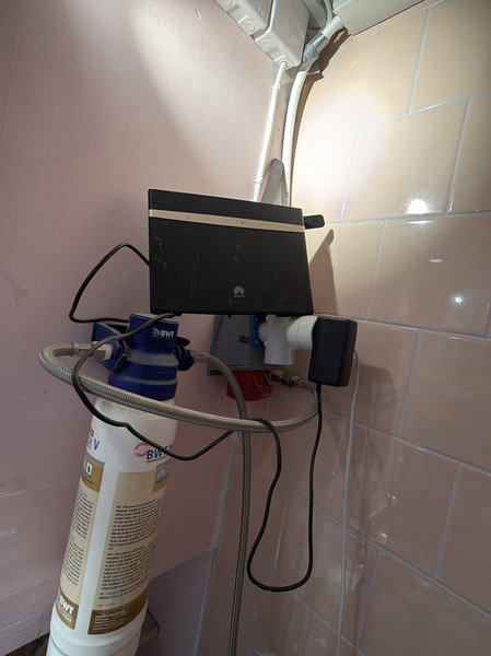 BWT water filter and Huawei router