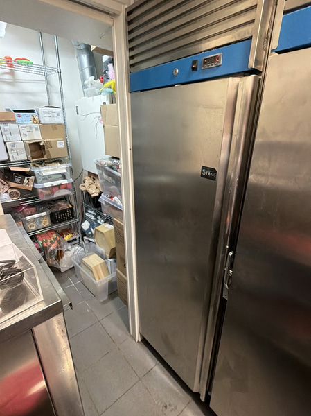 Stainless steel commercial refrigerator