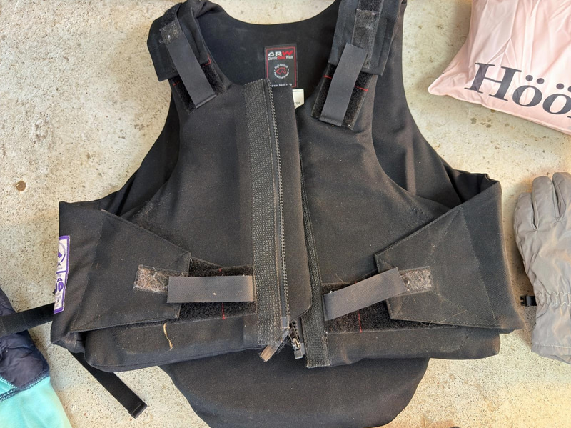 Equestrian equipment, helmet, etc.