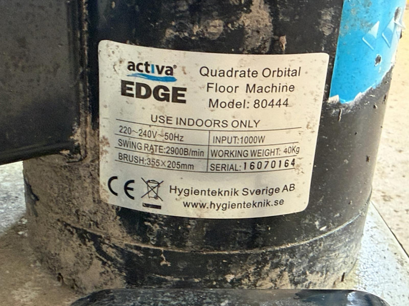 Golvmaskin Activa Edge 80444, 1000 W