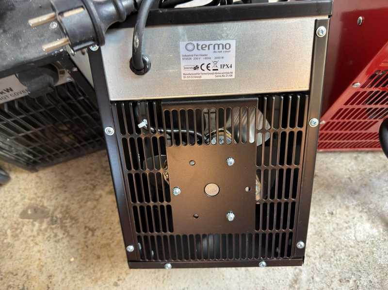 Fan heaters, 4 pcs
