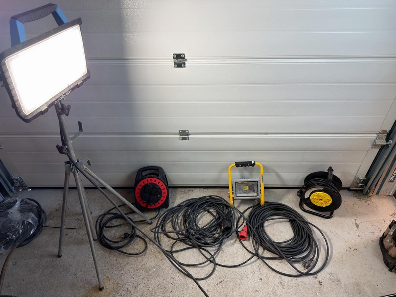 Work lighting & cables