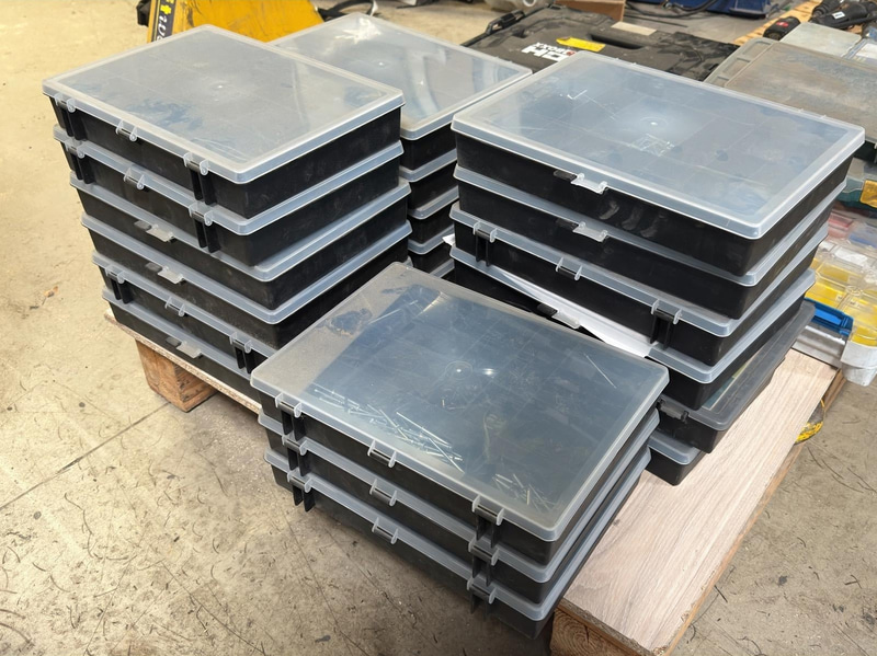 Organizer boxes, lot