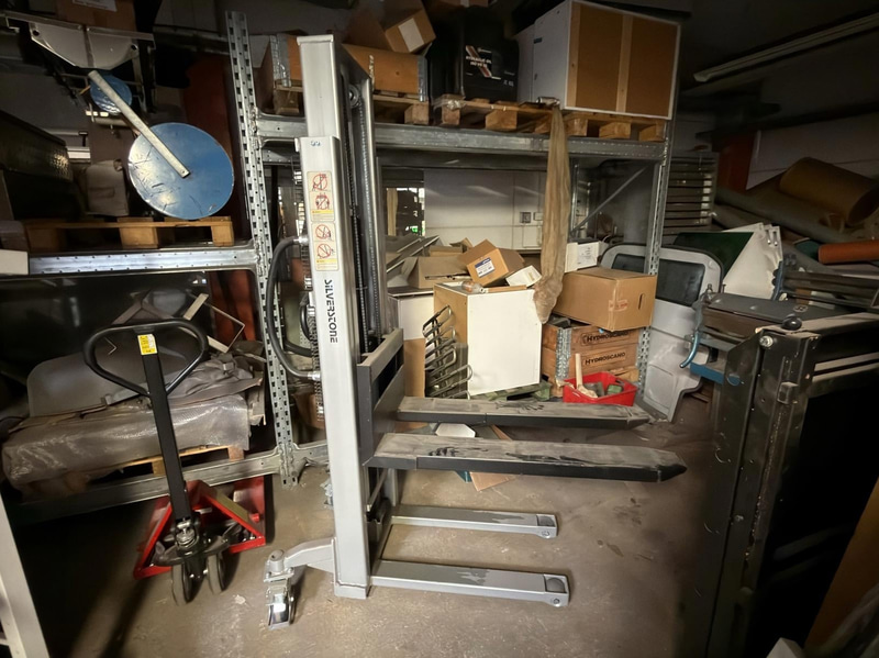 High-lift pallet stacker, Silverstone ES1025, 1000 kg, 2.5 m
