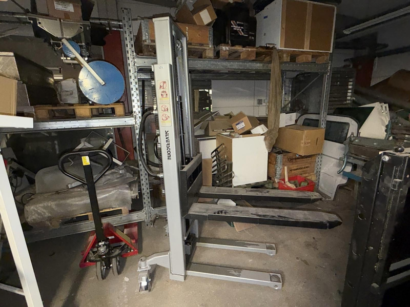 High-lift pallet stacker, Silverstone ES1025, 1000 kg, 2.5 m