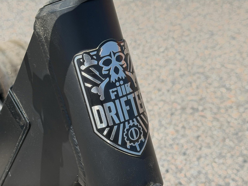2 st trehjuliga driftcyklar, batteridrivna, FIIK Drifter