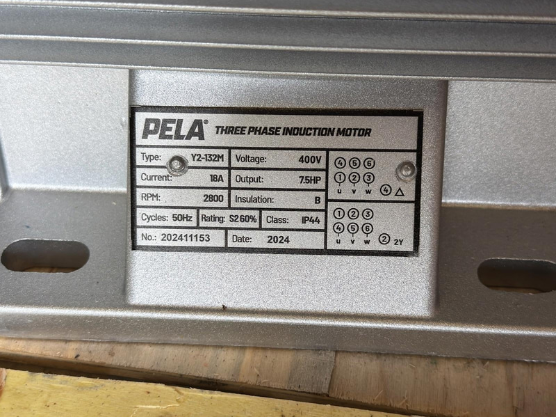 Electric motor, Pela 7.5 hp
