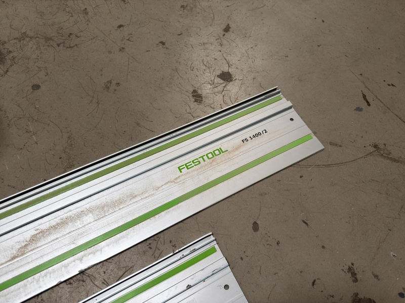Festool TS 55 REBQ plunge saw, with guide rails and Systainer