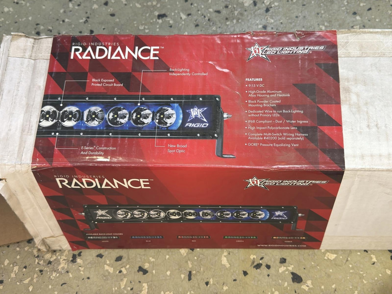 Light bar, Rigid Radiance 50", white backlight