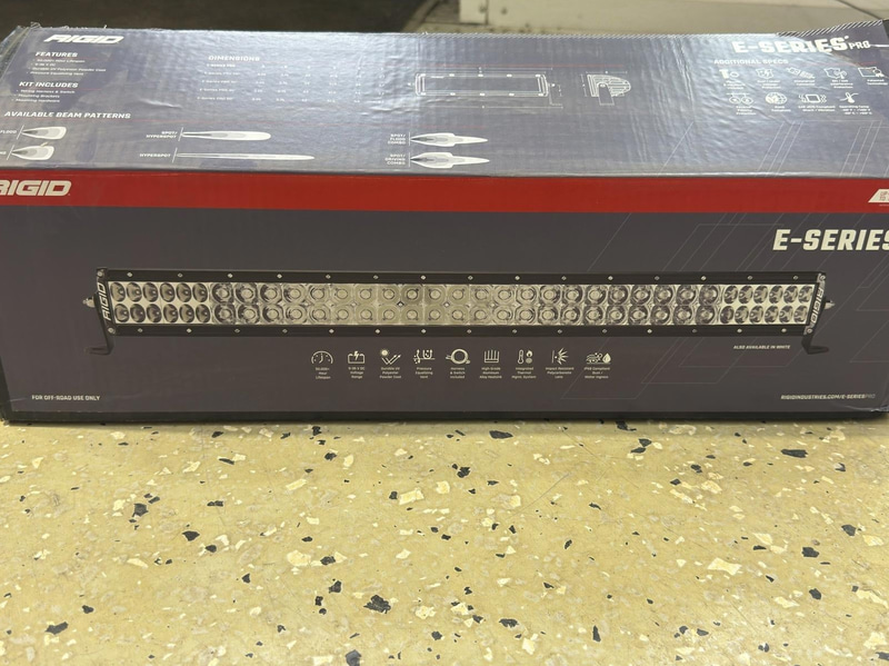 Rigid E-Series Pro 20" LED light bar, spot/drive combo