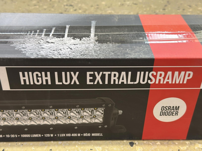High Lux Auxiliary Light Bar, 567 mm, 120 W