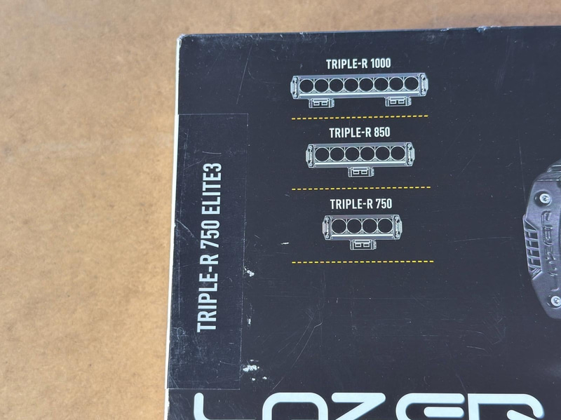 LED light bar Lazer Triple-R 750 Elite3, black
