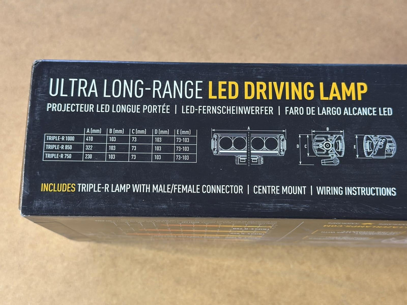 LED light bar Lazer Triple-R 750 Elite3, black