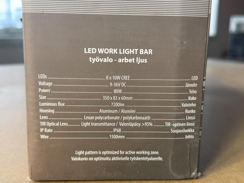 LED-ramp Bullpro, 80 W, 350 mm