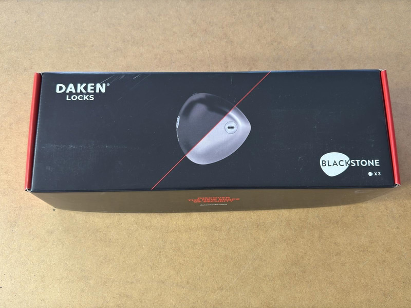 Lås Daken Blackstone Slam, 3-pack, svart