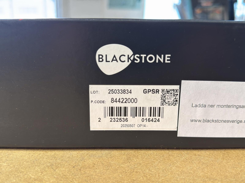 Lås Daken Blackstone Slam, 3-pack, svart