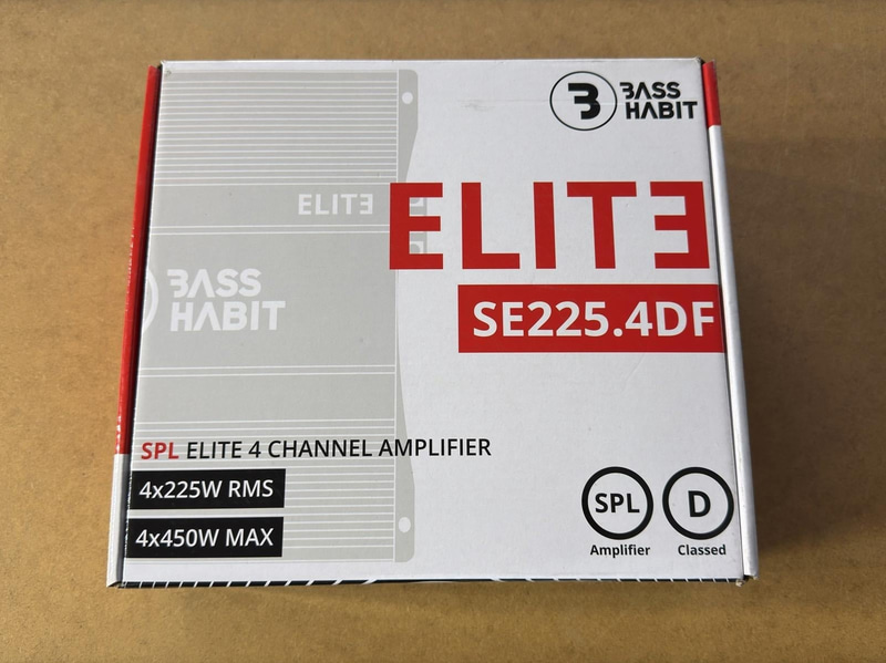 Bilförstärkare, Bass Habit ELITE SE225.4DF, 4-kanals
