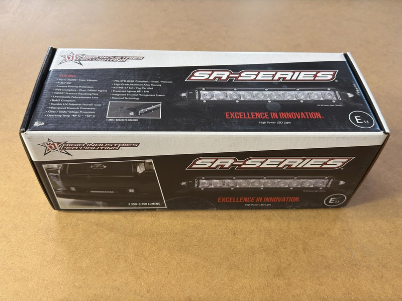 Rigid SR-Series LED light bar, 10"