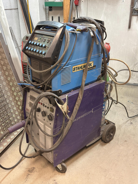 MIG/MAG svets, Parweld XTM 303C samt Stahlwerk AC/DC Plasma WIG 200P