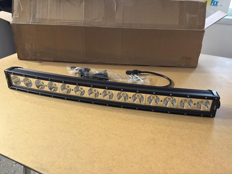 LED light bar, VikLight, black, 76 cm