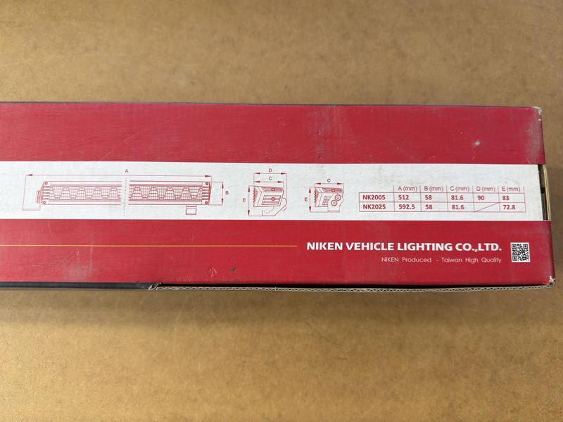 Niken LED light bar, 50 cm