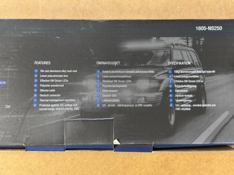 LED light bar Seeker Dual X SAE, 100 W, 56 cm