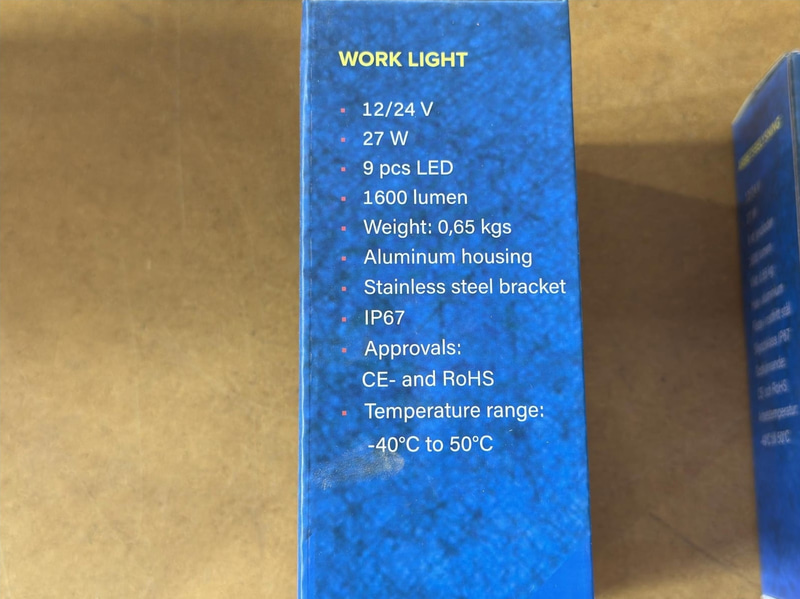 LED-ljusramp samt 2 st worklights, HBA, 3 delar