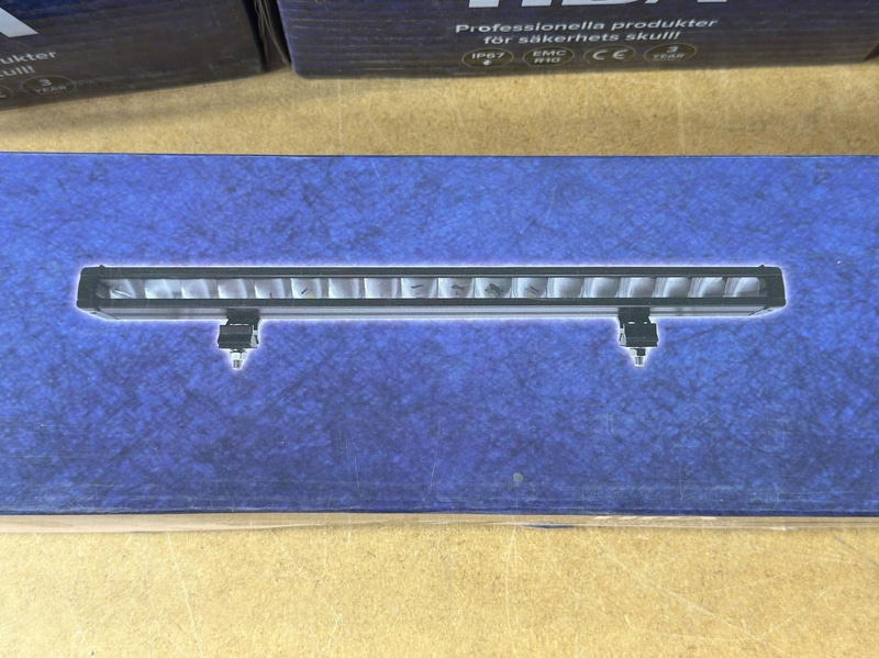 LED-ljusramp samt 3 st arbetsbelysning, HBA, 4 delar