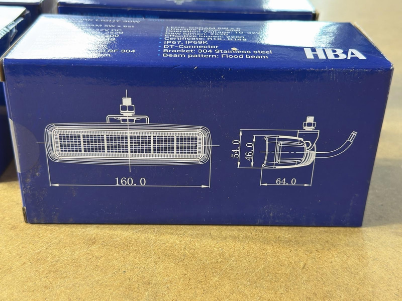 Work light HBA 18-3228, 30 W, 4 pcs