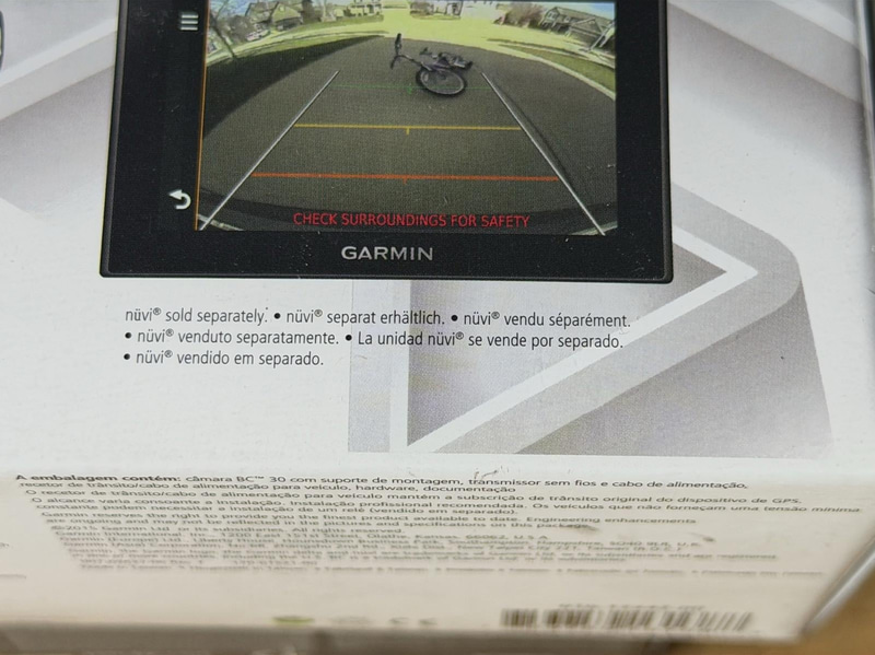 Garmin-paket - GPS och backkamera