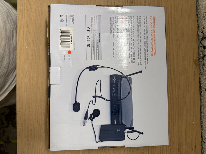 Gear4music G4M-10 VHF microphone set