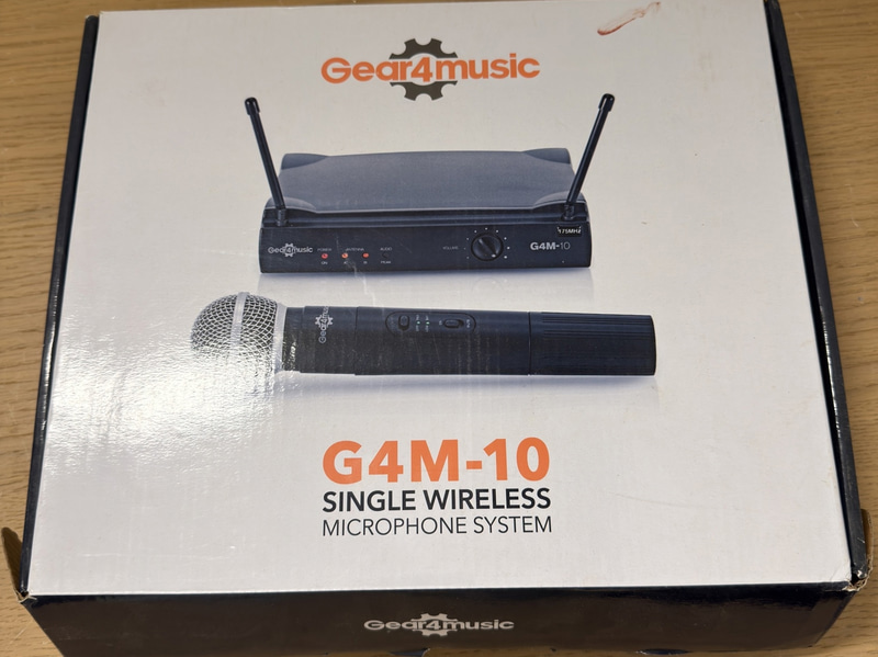 Gear4music G4M-10 VHF microphone set