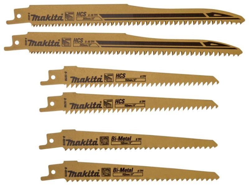 (NEW) 3 pcs. Makita B44432 reciprocating saw blades