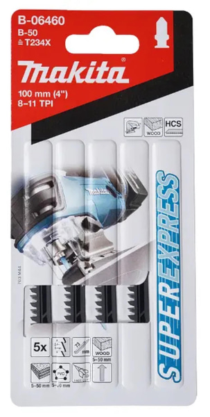(NEW) 17 pcs. Makita B-06460 jigsaw blades