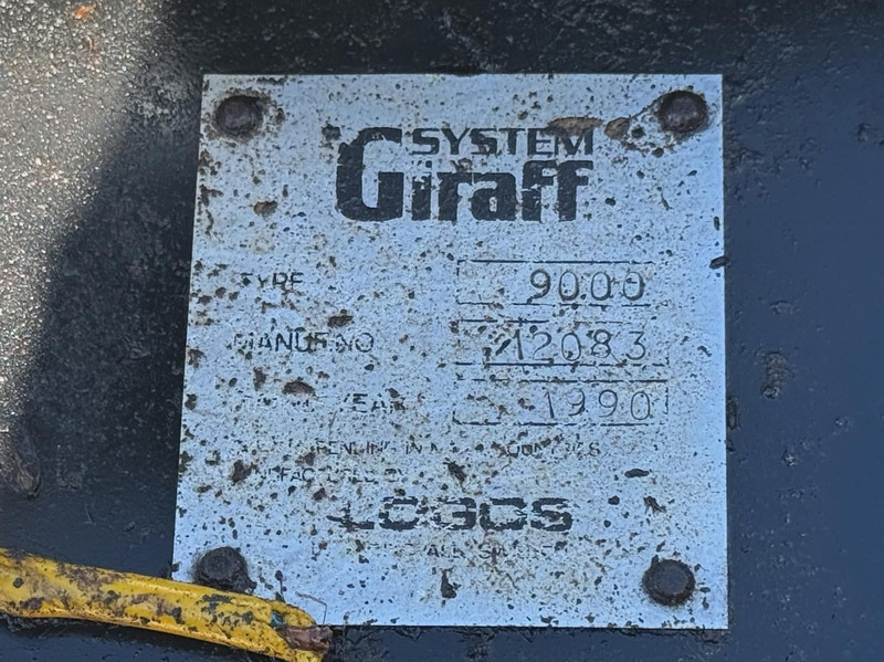 Crane & basket - System Giraff | Huddig