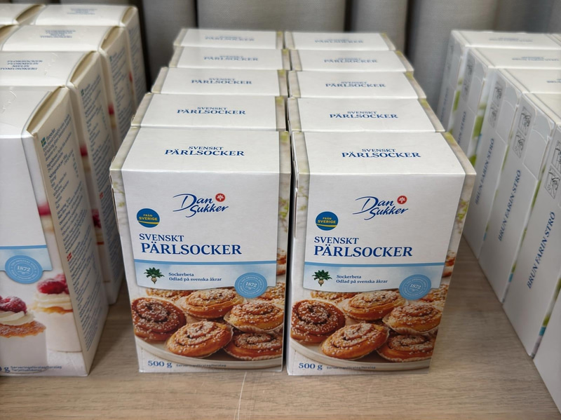 Parti socker, ströbröd, sirap & strössel