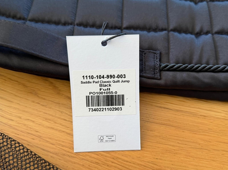 Riding equipment - saddle pad, rain rug and 2-pack of cooling wraps, Hansbo Sport/ PS of Sweden