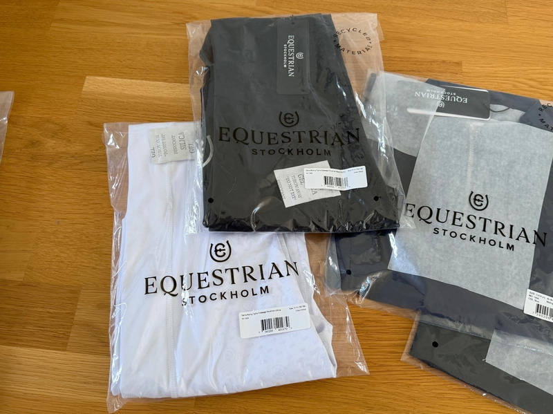 Riding apparel - 2 pairs of tights and 2 tops, Equestrian Stockholm, size 13/14 years