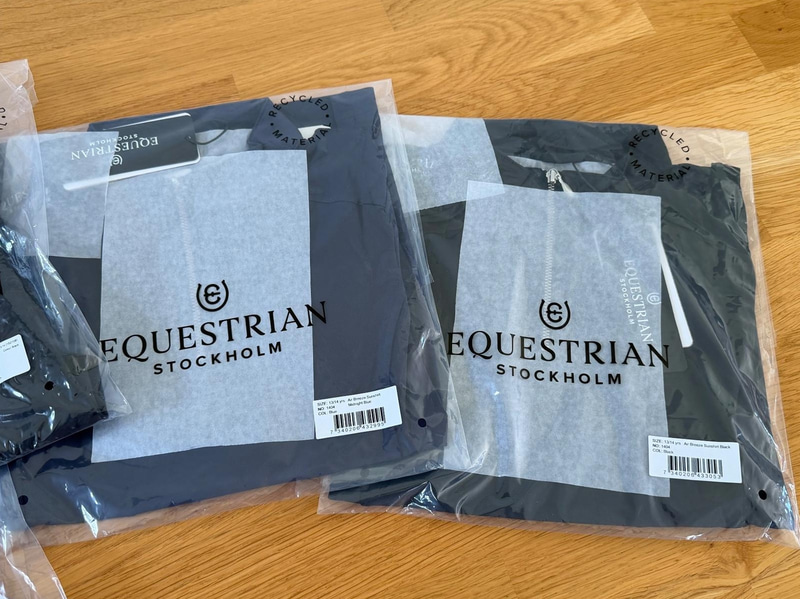 Riding apparel - 2 pairs of tights and 2 tops, Equestrian Stockholm, size 13/14 years