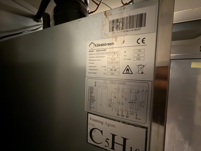 Double-door freezer cabinet, Köksbörsen