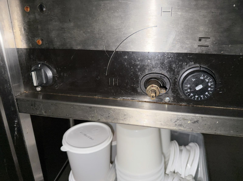 Bain-marie, stainless steel, electric