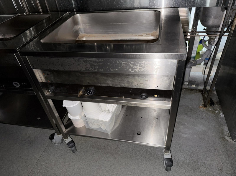 Bain-marie, stainless steel, electric