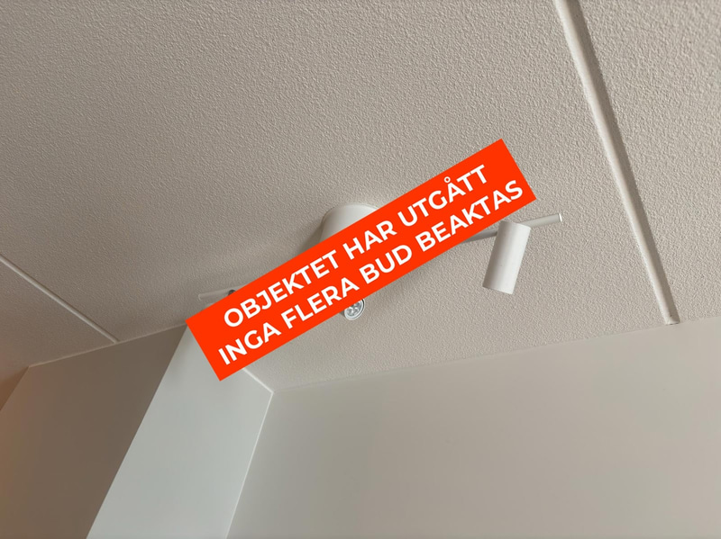 Inventarier till fullt möblerad enrummare - se alla bilder för komplett innehåll